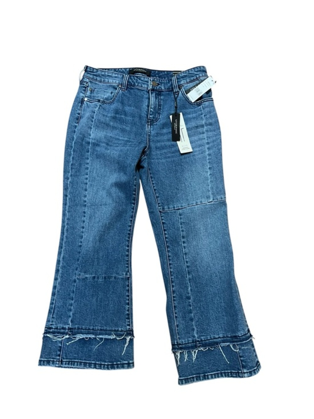 Liverpool LA Eco Hannah Crop Flare Jeans Tremont 6/28 NWT